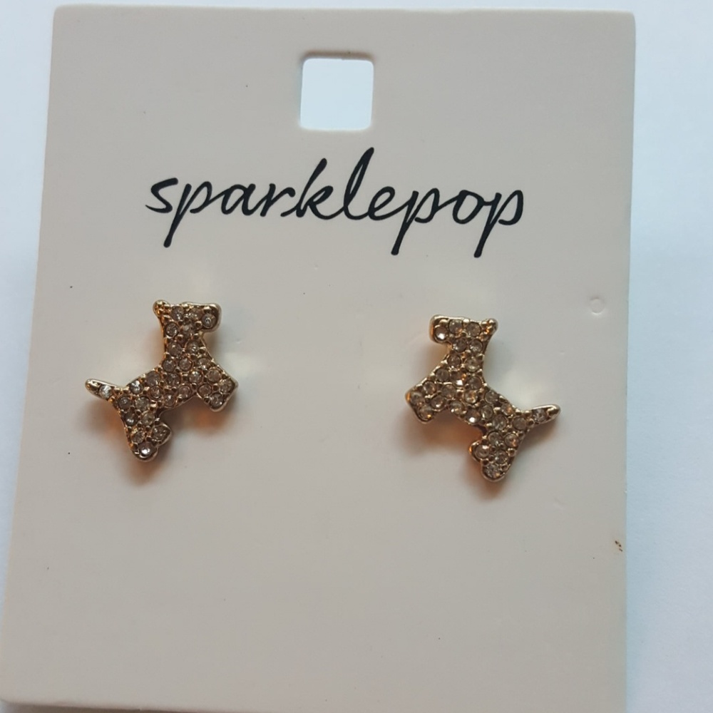Sparklepop Scottie dog earrings